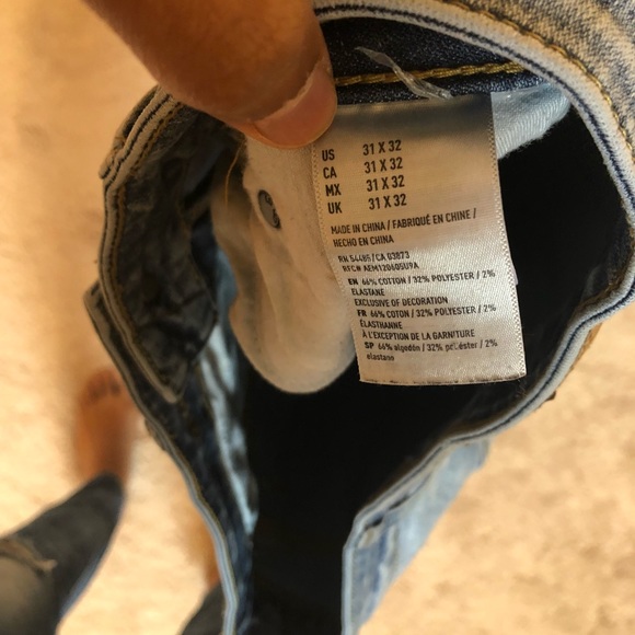 American Eagle Jeans Extreme Flex 4 Skinny 31x32 - Picture 6 of 6